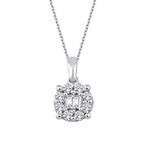 0.23 ct. Diamant Baguette Trend Halskette