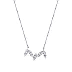 0.26 ct. Diamant Baguette Trend Halskette