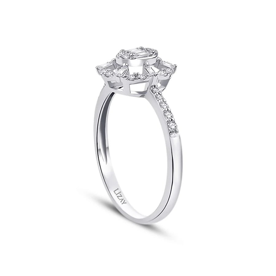 0.27 ct. Diamant Baguette Ring