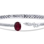 3.34 ct. Diamant Rubin Armreif