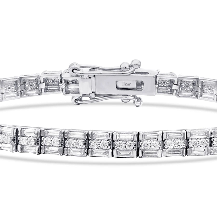 2.92 ct. Diamant Baguette Armband