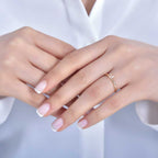 0.65 ct. Morganit Stein Ring