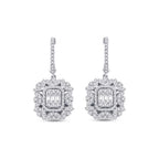 1.41 ct. Diamant Baguette Ohrringe