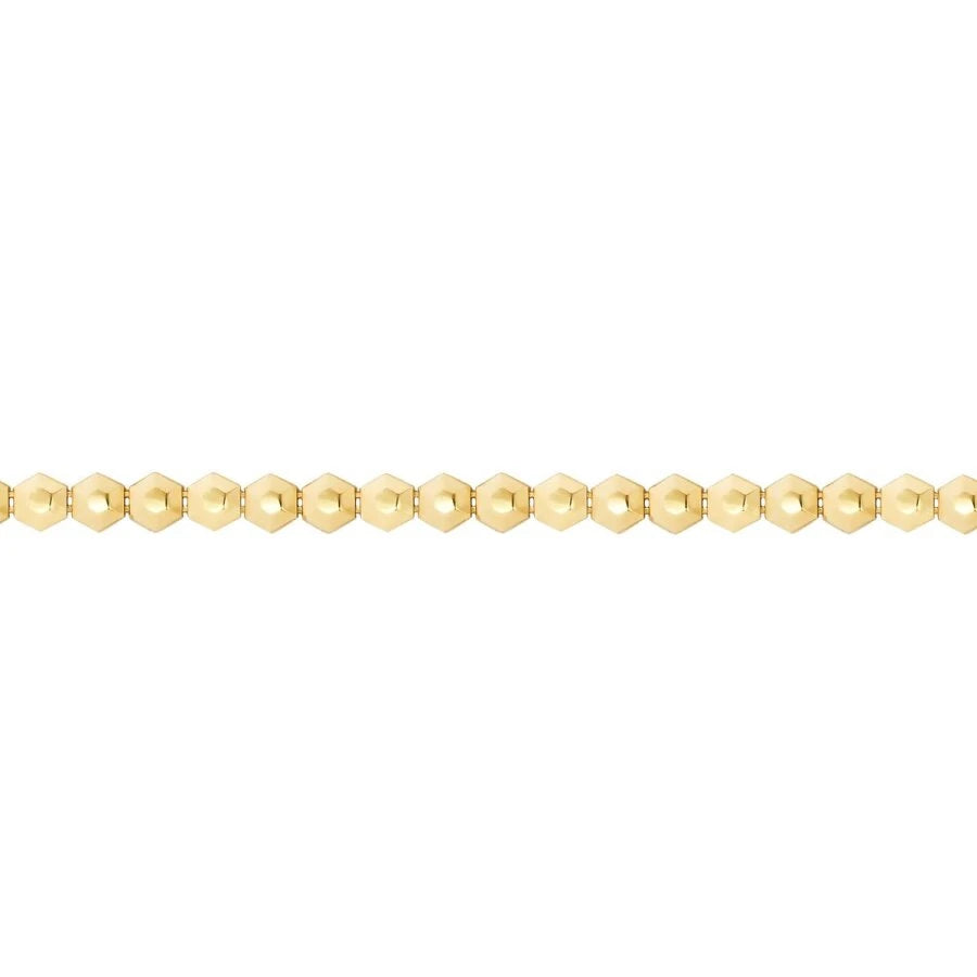 Gold Hexagon Armband