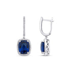 8.56 Karat Diamant Saphir Set