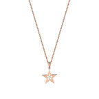 0.01 ct. Diamant Trend Stern Halskette