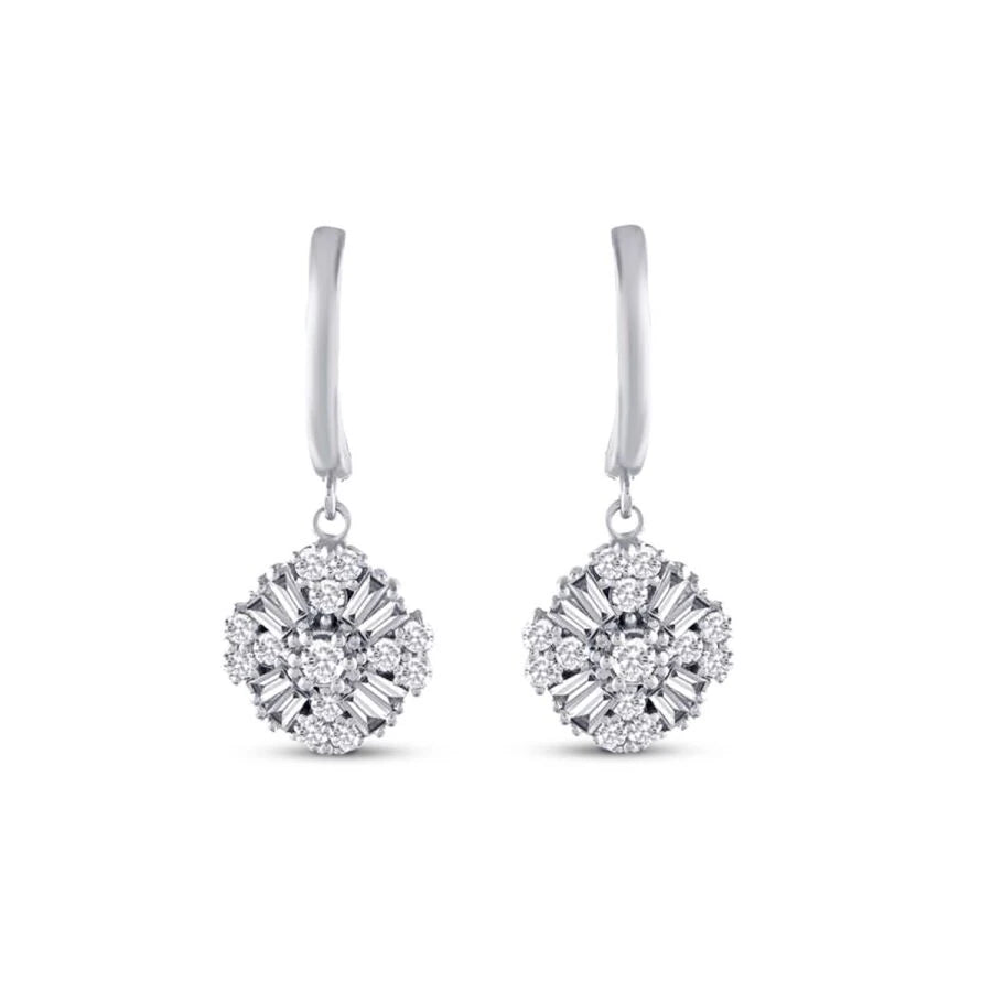 0.77 ct. Diamant Baguette Ohrringe