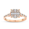 0.47 ct. Diamant Baguette Ring