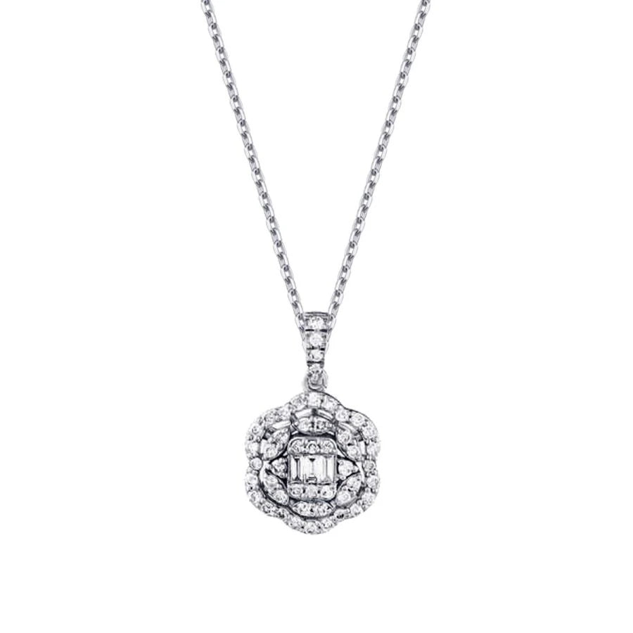 0.31 ct. Diamant Baguette Trend Halskette