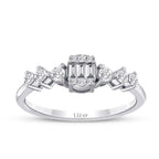 0.32 ct. Diamant Baguette Ring