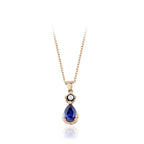 4.58 Karat Diamant Saphir Set