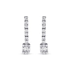 0.43 ct. Diamant Baguette Ohrringe