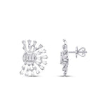 1.42 ct. Diamant Baguette Ohrringe