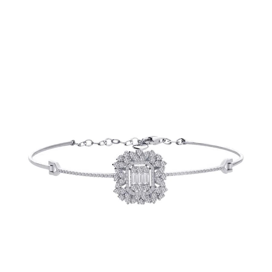 1.13 ct. Diamant Baguette Armreif