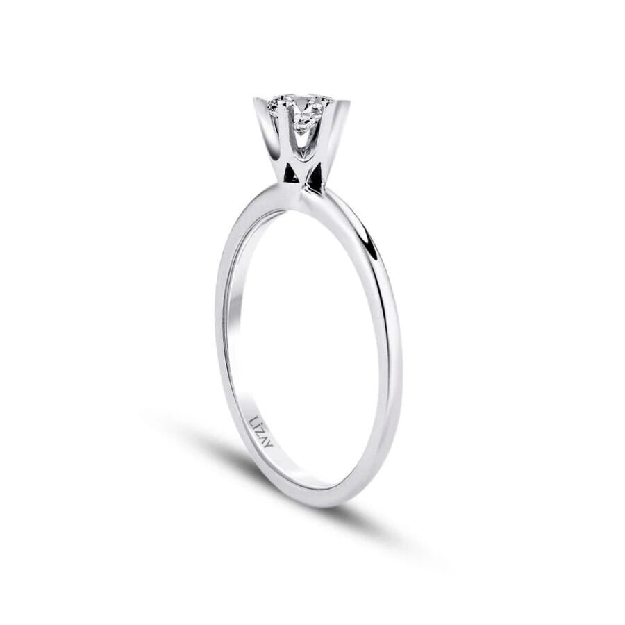 0.40 ct. Diamant Rund Solitär Verlobungsring