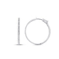 0.74 ct. Diamant Creolen Ohrringe