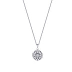 0.45 ct. Diamant Baguette Halskette