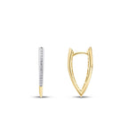Gold Marquise Ohrringe