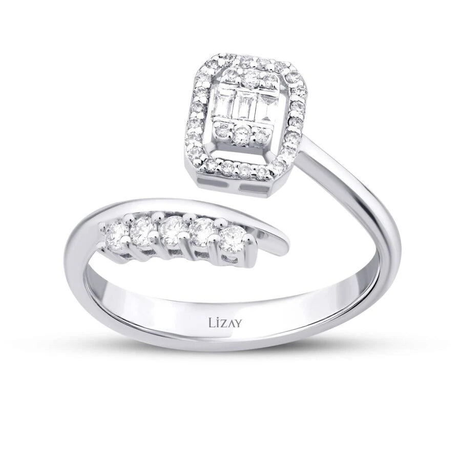 0.29 ct. Diamant Baguette Ring