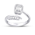 0.29 ct. Diamant Baguette Ring