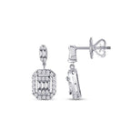 0.59 ct. Diamant Baguette Ohrringe