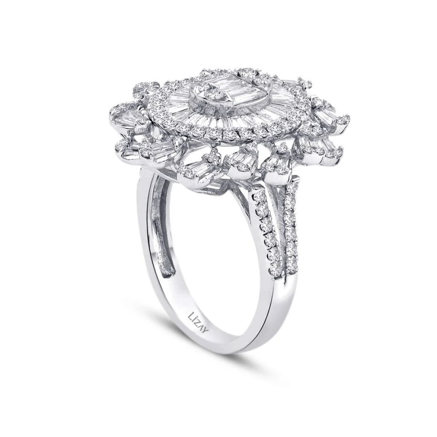 2.13 ct. Diamant Baguette Ring