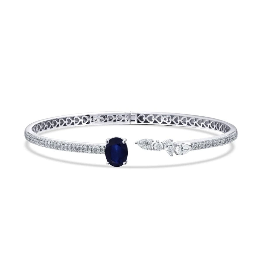 2.63 ct. Diamant Saphir Armreif