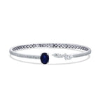 2.63 ct. Diamant Saphir Armreif