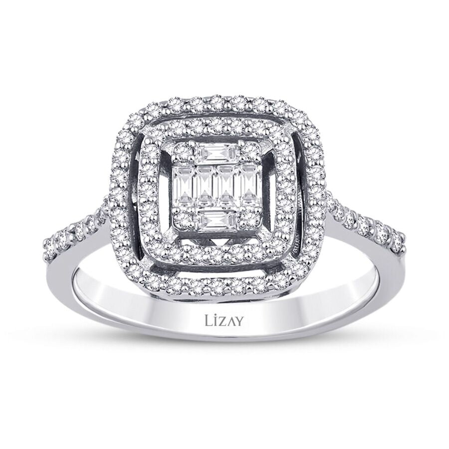 0.46 ct. Diamant Baguette Ring