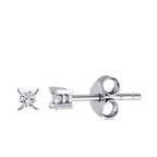 0.10 ct. Diamant Herren Ohrringe