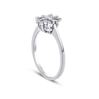 0.12 ct. Diamant Baguette Ring