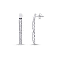0.69 ct. Diamant Baguette Ohrringe