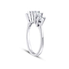 0.60 ct. Diamant Fünf-Stein Ring