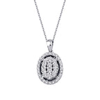 0.33 ct. Diamant Ovale Halskette