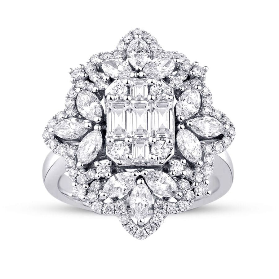 1.97 ct. Diamant Baguette Ring