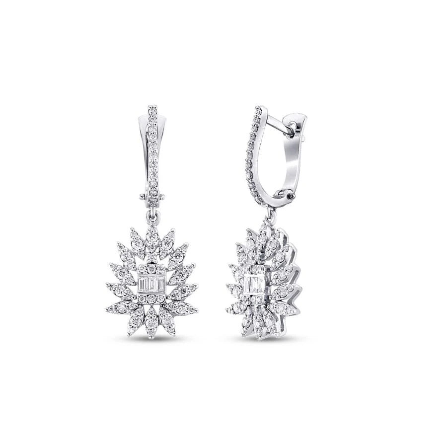 0.91 ct. Diamant Baguette Ohrringe
