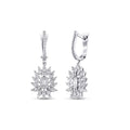 0.91 ct. Diamant Baguette Ohrringe
