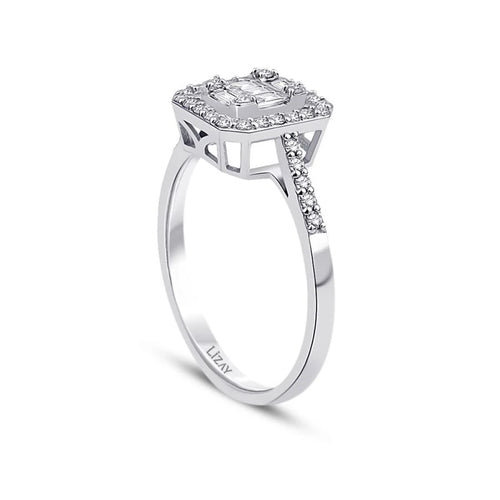 0.39 ct. Diamant Baguette Ring