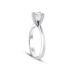 0.25 ct. Diamant Rund Solitär Verlobungsring