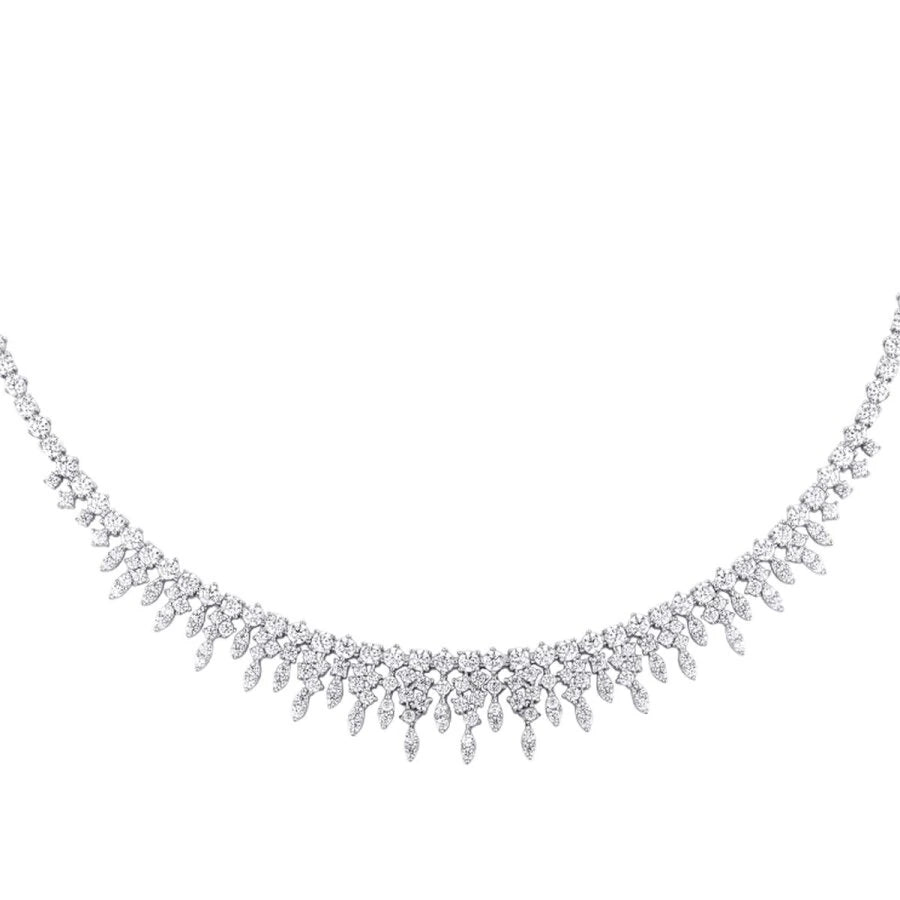 Gold Stein Trend Halskette