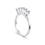 0.40 ct. Diamant Fünf-Stein Ring