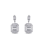 0.59 ct. Diamant Baguette Ohrringe