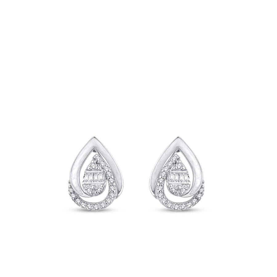0.27 ct. Diamant Baguette Ohrringe