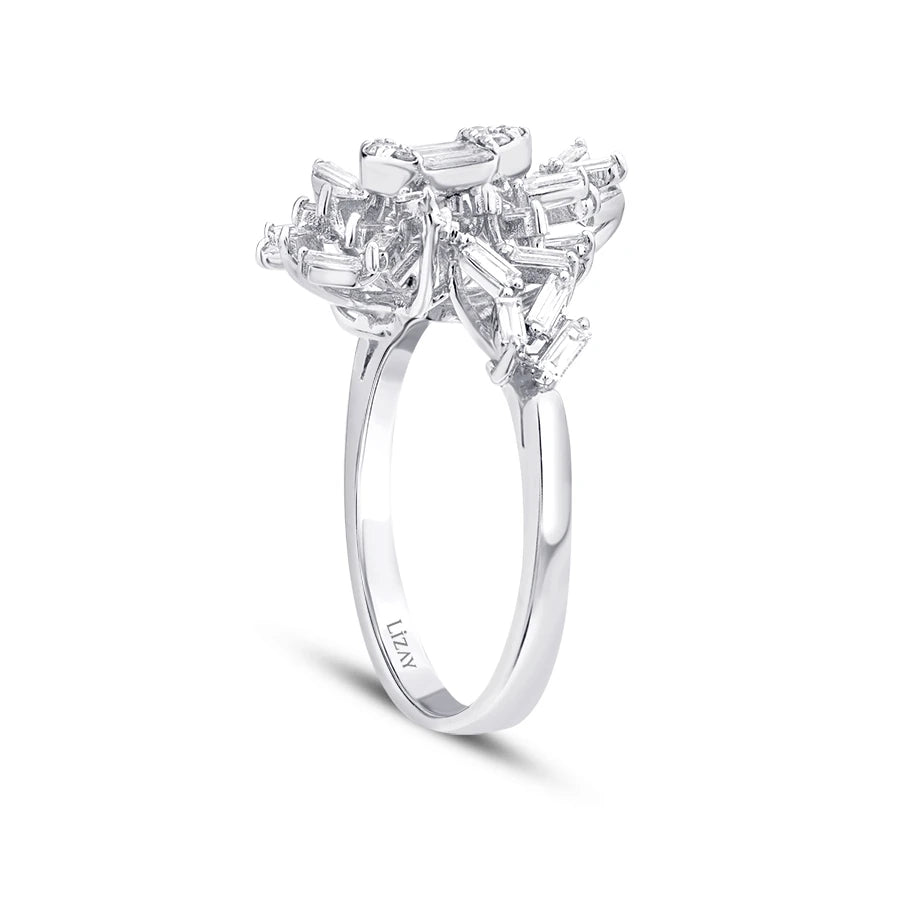 0.79 ct. Diamant Baguette Ring
