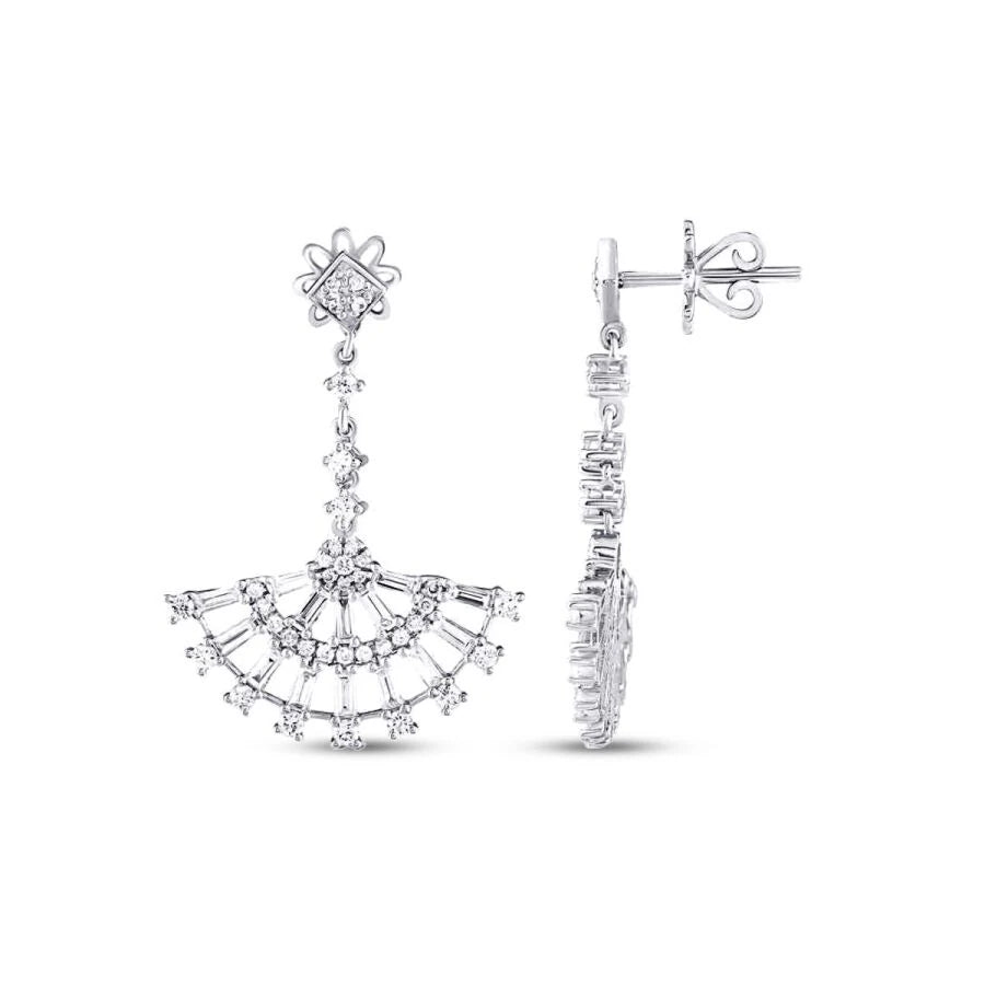 1.12 ct. Diamant Baguette Ohrringe
