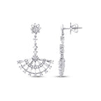 1.12 ct. Diamant Baguette Ohrringe