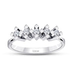 0.40 ct. Diamant Fünf-Stein Ring
