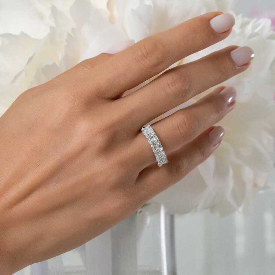 0.60 ct. Diamant Baguette Ring