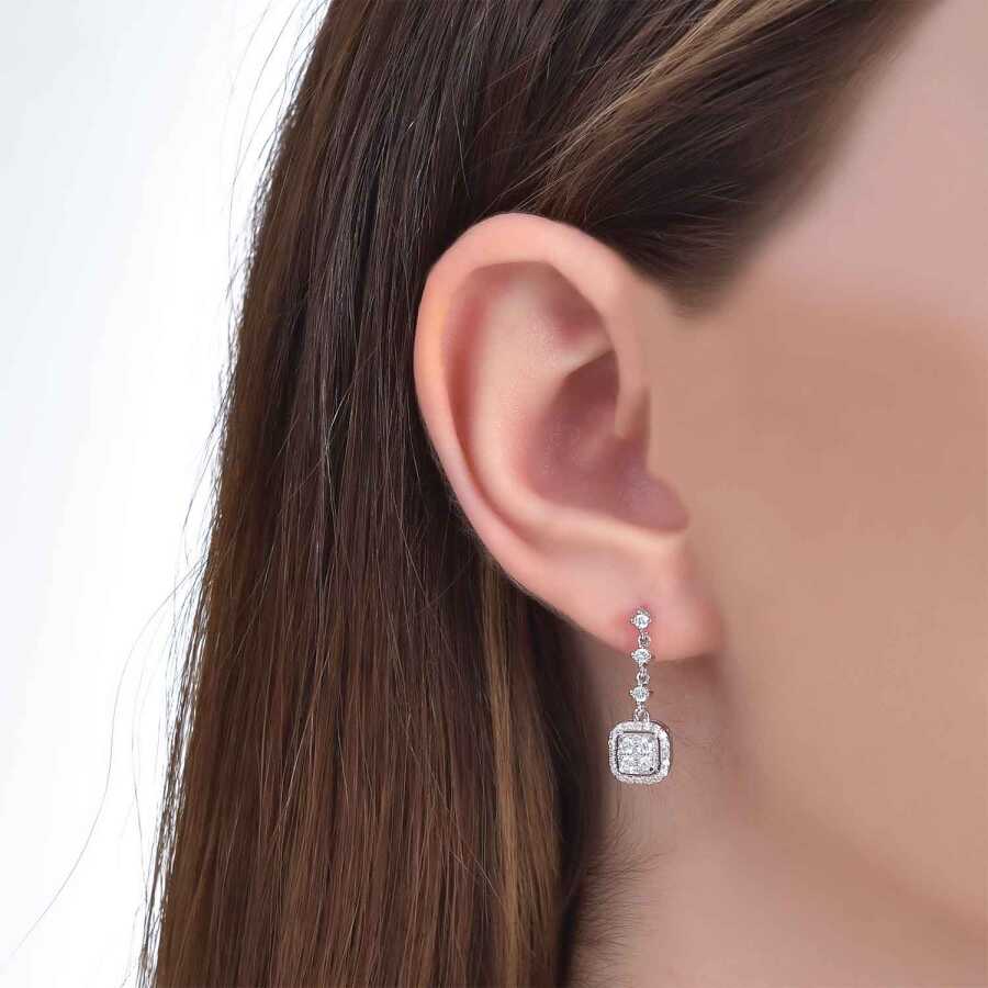 0.55 ct. Diamant Trend Ohrringe