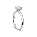 0.60 ct. Diamant Prinzessin Solitär Verlobungsring